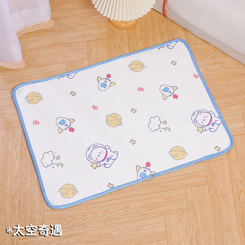 Pet summer ice silk cooling pad