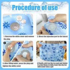 Pet Cooling Mat Dry Ice Pet Cool Pad Water Injection Cooling Dog Beds Keep Your Pet Cool Waterproof Wear Resistant For Dogs&Cats