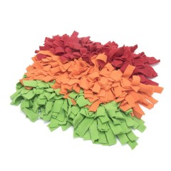 Pet Washable Polar Fleece Non Slip Food Puzzle Nosework Mat Slow Eating