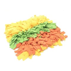 Pet Washable Polar Fleece Non Slip Food Puzzle Nosework Mat Slow Eating
