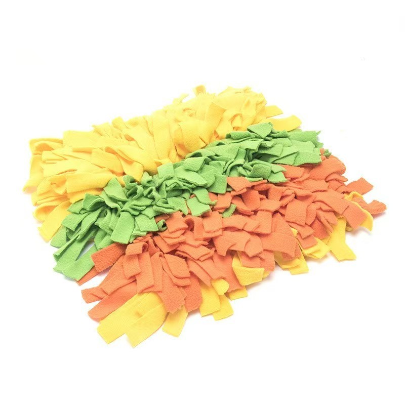 Pet Washable Polar Fleece Non Slip Food Puzzle Nosework Mat Slow Eating