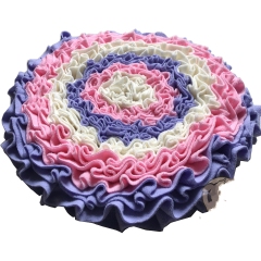 Geerduo Durable Washable Anti Slip Puzzle Pet Dog Cat Sniffing Feeding Nose Work Treat Mat Smell Training Pad