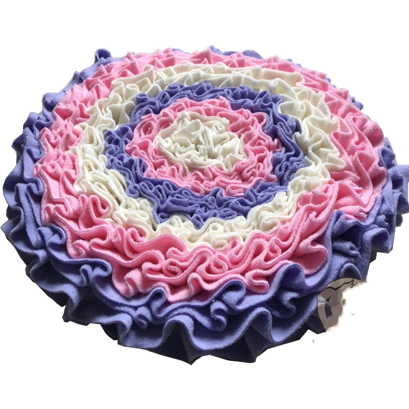 Geerduo Durable Washable Anti Slip Puzzle Pet Dog Cat Sniffing Feeding Nose Work Treat Mat Smell Training Pad