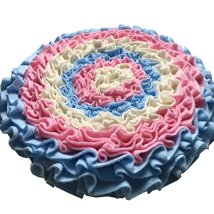 Geerduo Durable Washable Anti Slip Puzzle Pet Dog Cat Sniffing Feeding Nose Work Treat Mat Smell Training Pad
