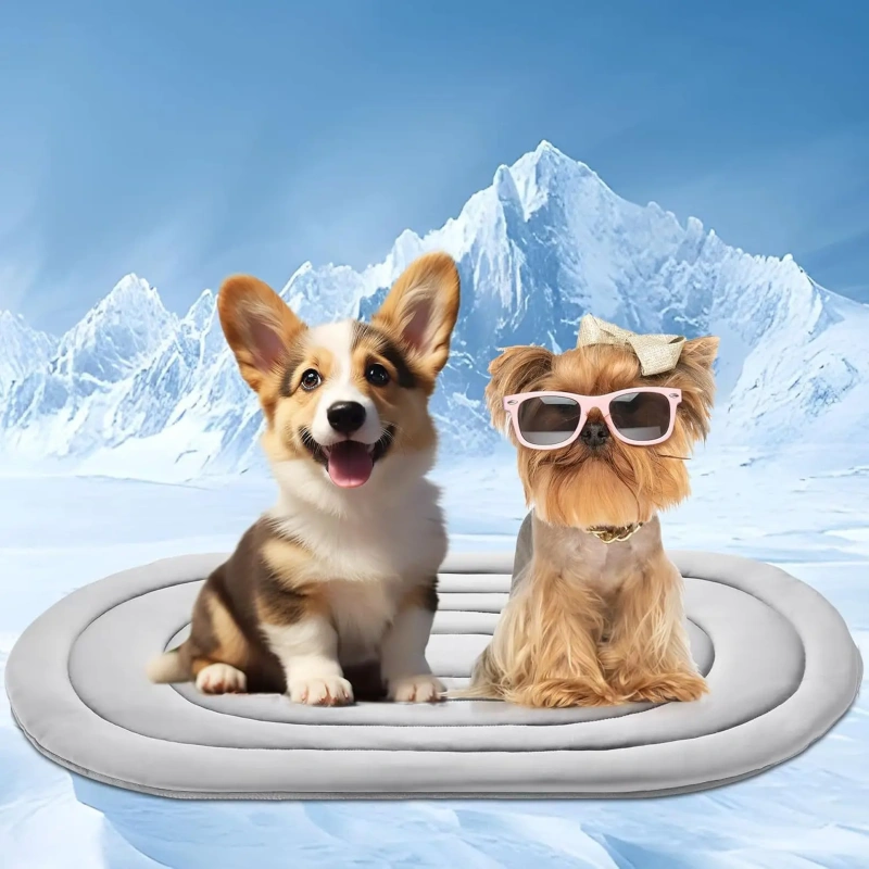 Pet Cooling Mat Waterproof and Easy Clean Training Pad for Dogs Cats Kids Adults Featuring Animal Pattern Car Seat Cover