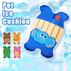 Floor Mat Cartoon Pet Cooling Mat Animal Shape Keep Cooling Dog Cat Sleeping Pad Ice Gel Household Pet Ice Cushion Pet Kennel