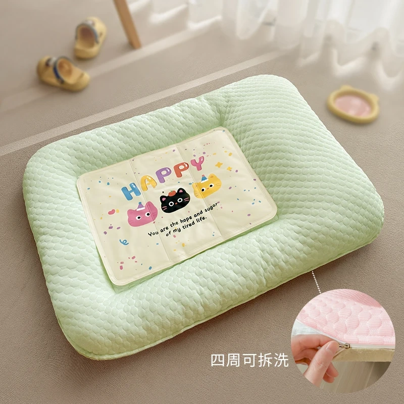 Pet summer ice pad small dog cool sleeping pad cat removable and washable cool pad cat nest