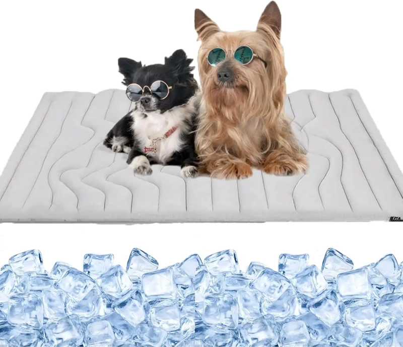Pelzbarn Cooling Mat for Dogs & Cats, 2025 Upgraded Pelzbarn Cooling Mat, Non Gel, Machine Washable for All Breeds & Sizes