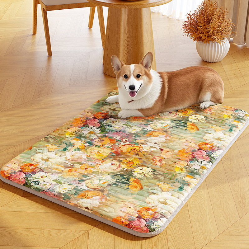 Pet summer ice silk mat