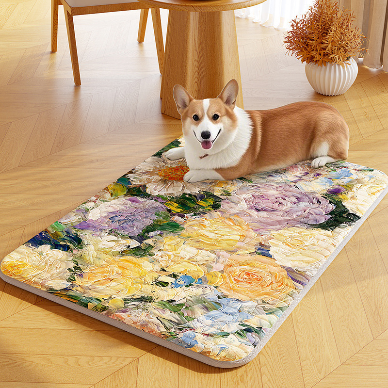 Pet summer ice silk mat