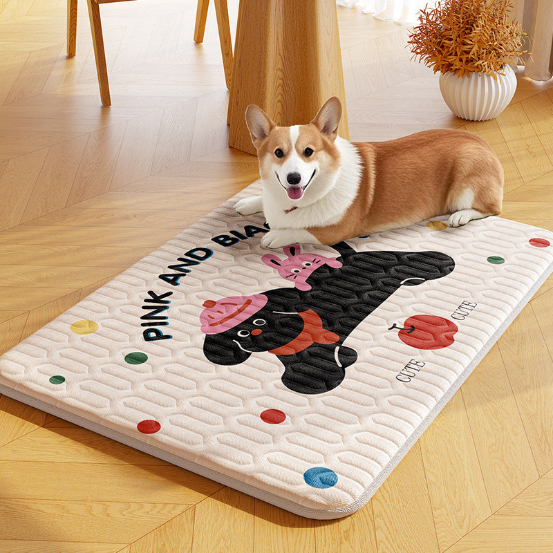 Pet summer ice silk mat