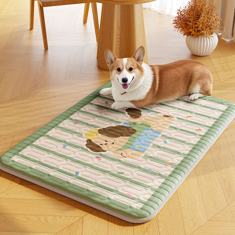 Pet summer ice silk mat