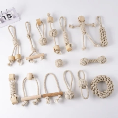 Eco- Friendly Toy Rope Sets Dogs, Small Dog Grinding Toy, Pet Bite Resistant Toy, Knot Dog Toy