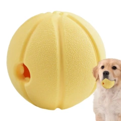 Dog Toys Treat Toy Ball Dog Cat Squeaky Ball Funny Interactive Pet Tooth Cleaning Balls Bite Resistant Chew Outdoor Toys