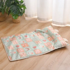 Cartoon Pattern Cooling Pet Mat Ice Silk Breathable Pet Cooling Pad Washable Scratch Resistant Anti-Slip Pet Pad Use