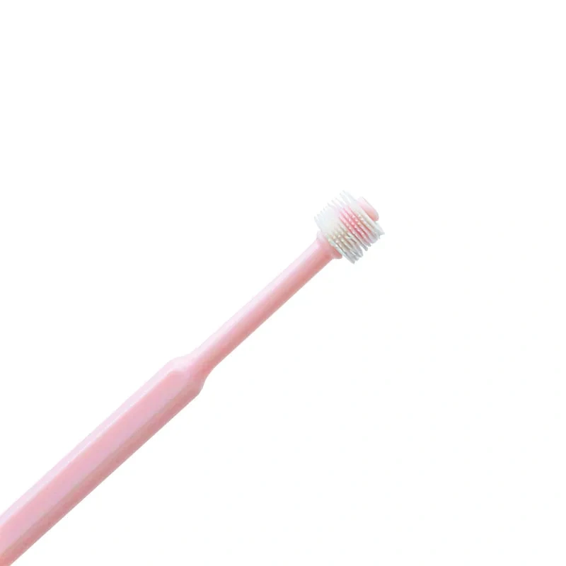 Small Dog & Cat Toothbrush 360 Degree Deep Clean Soft Silicone Cat Dental Care Oral Hygiene Pet Toothbrush
