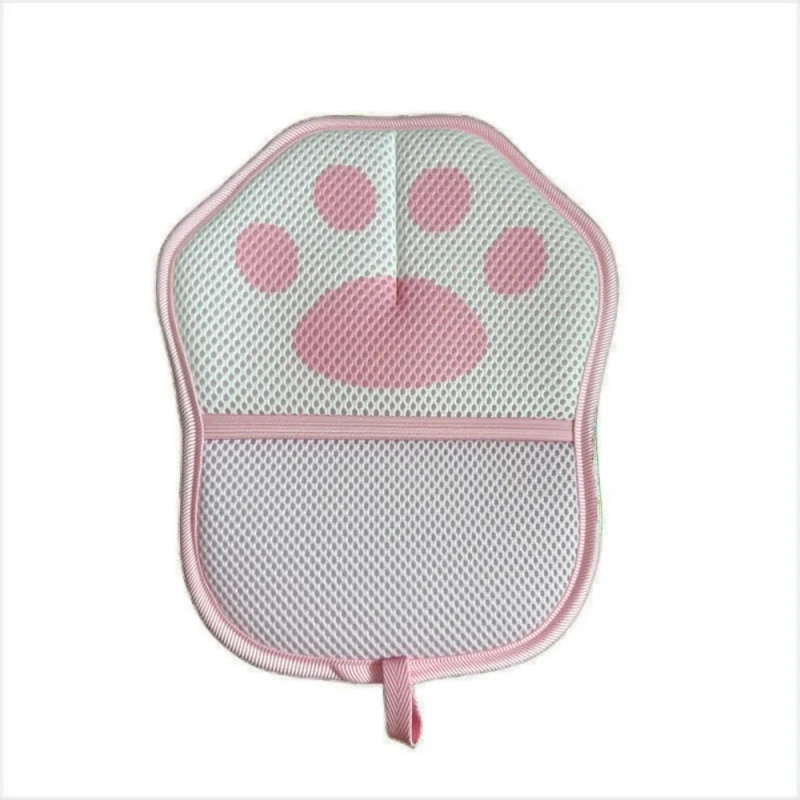 New Two-way Pet Hair Removal Gloves Washable Anti-slip Static Dust Brush Reusable Mesh Cloth Pet Grooming Gloves Home