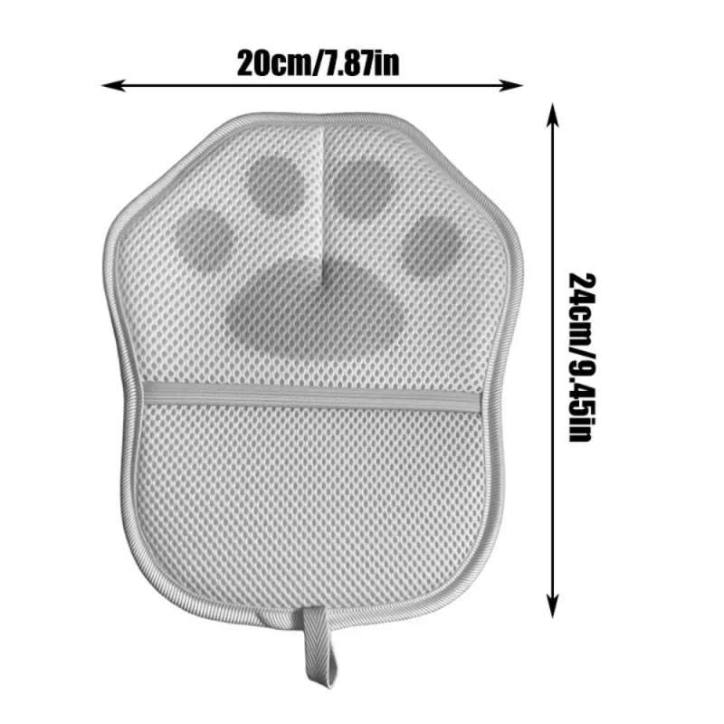 New Two-way Pet Hair Removal Gloves Washable Anti-slip Static Dust Brush Reusable Mesh Cloth Pet Grooming Gloves Home