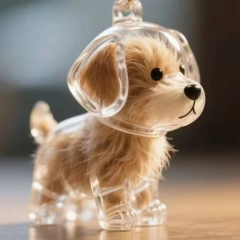 Pet Pendant Dog Hair Collection Storage Box Charm Pet Pendant Transparent Hair Storage Capsule Dog Cat Souvenirs Dog Lover Gift