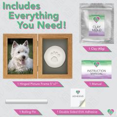Pet Paw Print Inkpad Photo Frame Kit