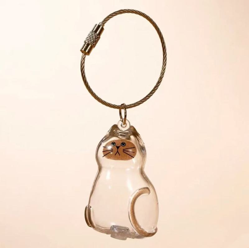Pet Hair Keepsake Memorial Bottle for Cat