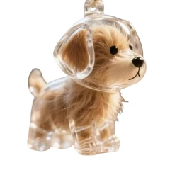 Pet Pendant Dog Hair Collection Storage Box Charm Pet Pendant Transparent Hair Storage Capsule Dog Cat Souvenirs Dog Lover Gift