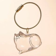 Pet Hair Keepsake Memorial Bottle for Cat