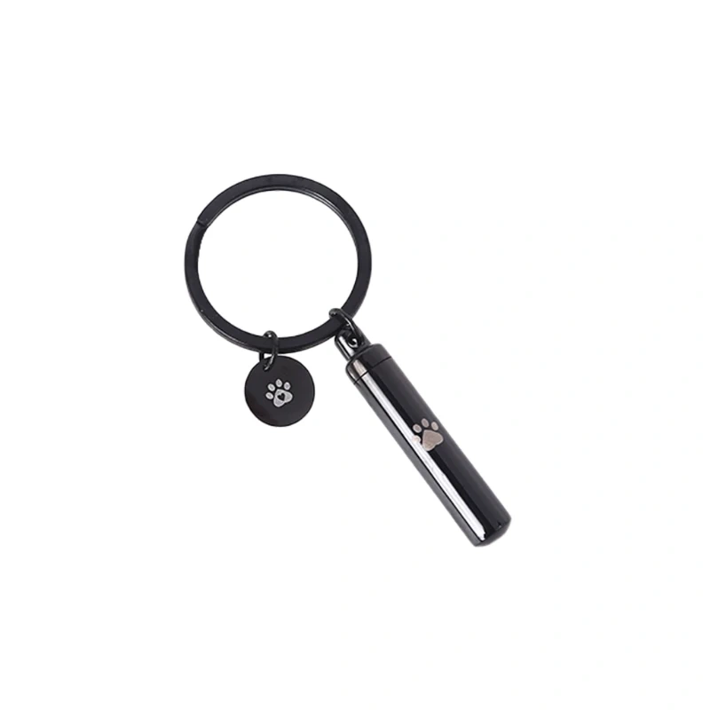 Cremation Jewelry for Ashes Memorial Keychain for Human Pet Ashes Holder G5AB