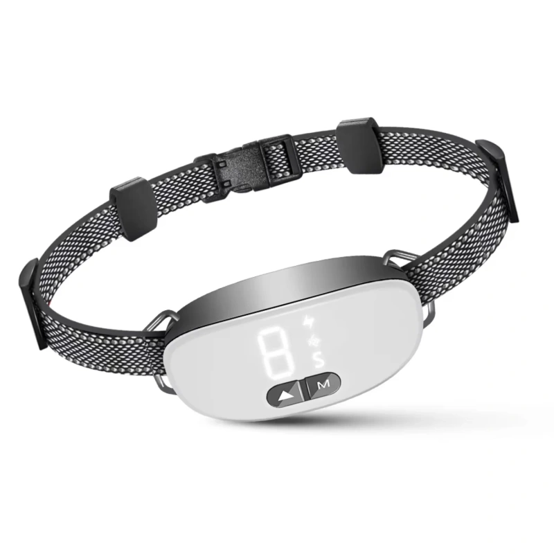 smart Dog Bark Collar,Rechargeable Smart Barking Collar, Anti Bark Training Collar Adjustable Sensitivity