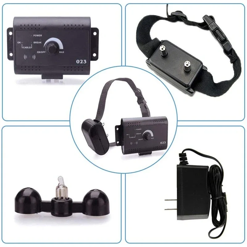 023 Safety Pet Dog Electric Fence With Waterproof Dog Electronic Training Collar Buried Electric Dog Fence Containment System