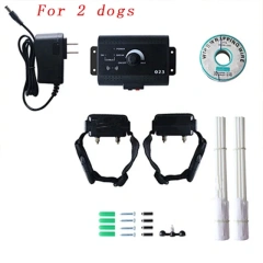 023 Safety Pet Dog Electric Fence With Waterproof Dog Electronic Training Collar Buried Electric Dog Fence Containment System