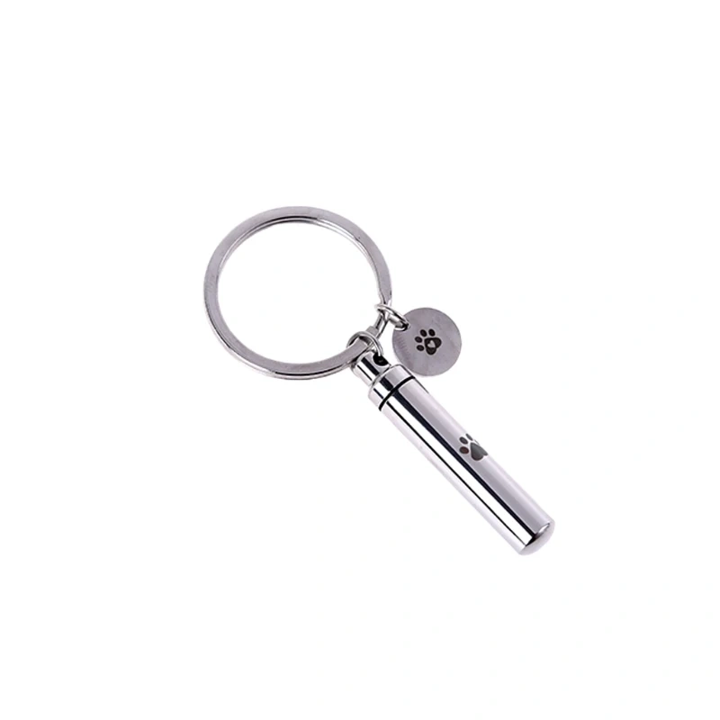 Cremation Jewelry for Ashes Memorial Keychain for Human Pet Ashes Holder G5AB