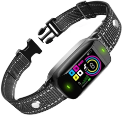 New Arrival Long Range Automatic Anti Barking Outdoor Rechargeable Dog Barking Control Devices Collar for Small Dogs