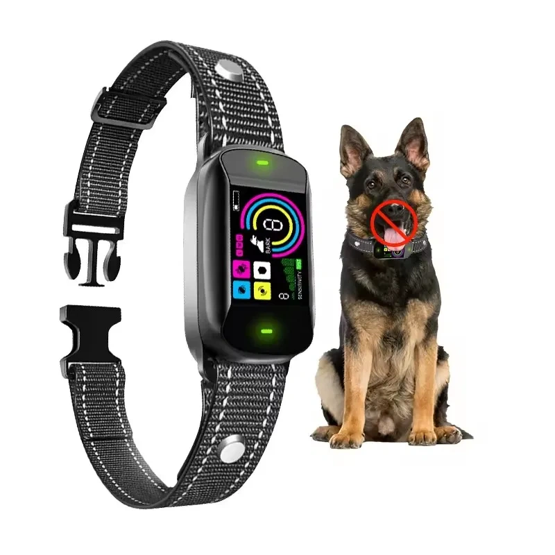 New Arrival Long Range Automatic Anti Barking Outdoor Rechargeable Dog Barking Control Devices Collar for Small Dogs