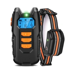 Pet Dog Training Barkproof Collar Rechargeable With Remote Control Trainer LCD Display Waterproof Shock Electric Sound Vibrator