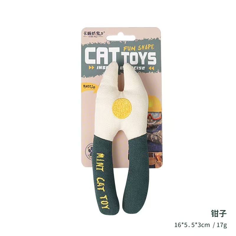 Repair Tool Design Catnip Interact Cat Plush Toy