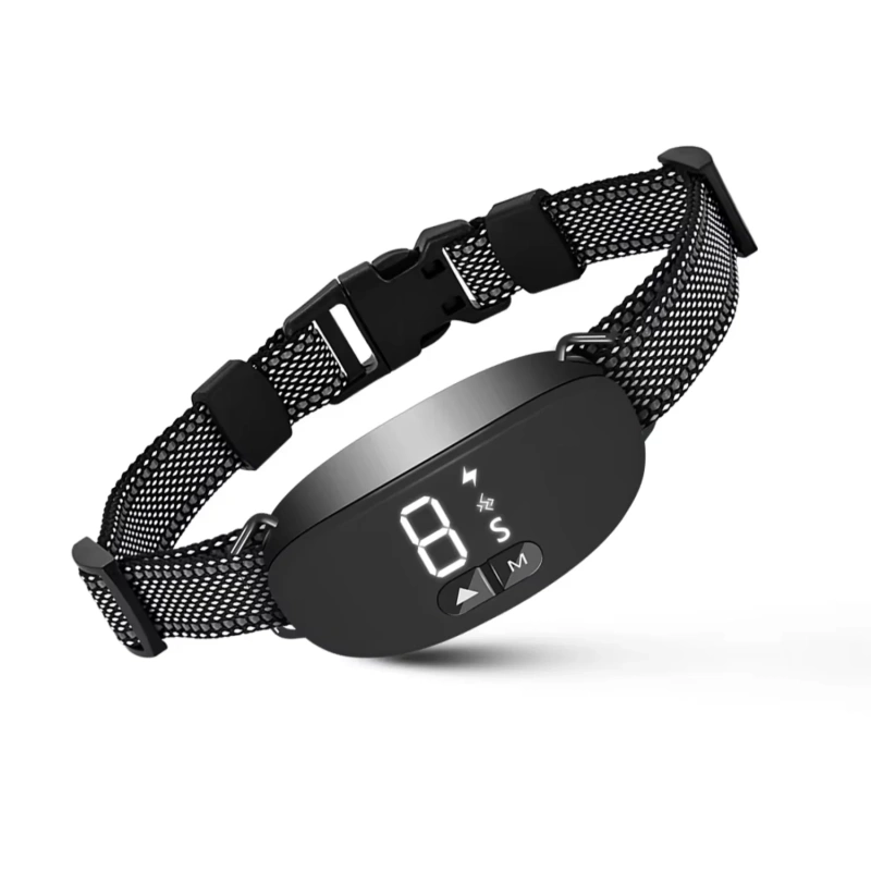 smart Dog Bark Collar,Rechargeable Smart Barking Collar, Anti Bark Training Collar Adjustable Sensitivity