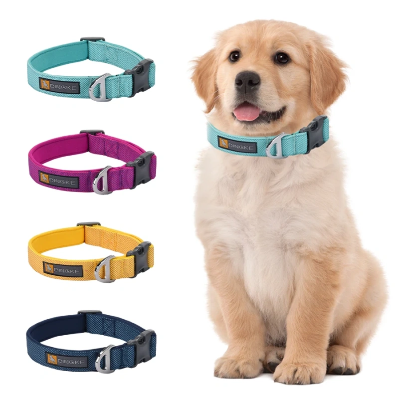 Hot Sale Outdoor Walking Tactical Pet Collar Heavy Duty Large Collars with Soft Lining