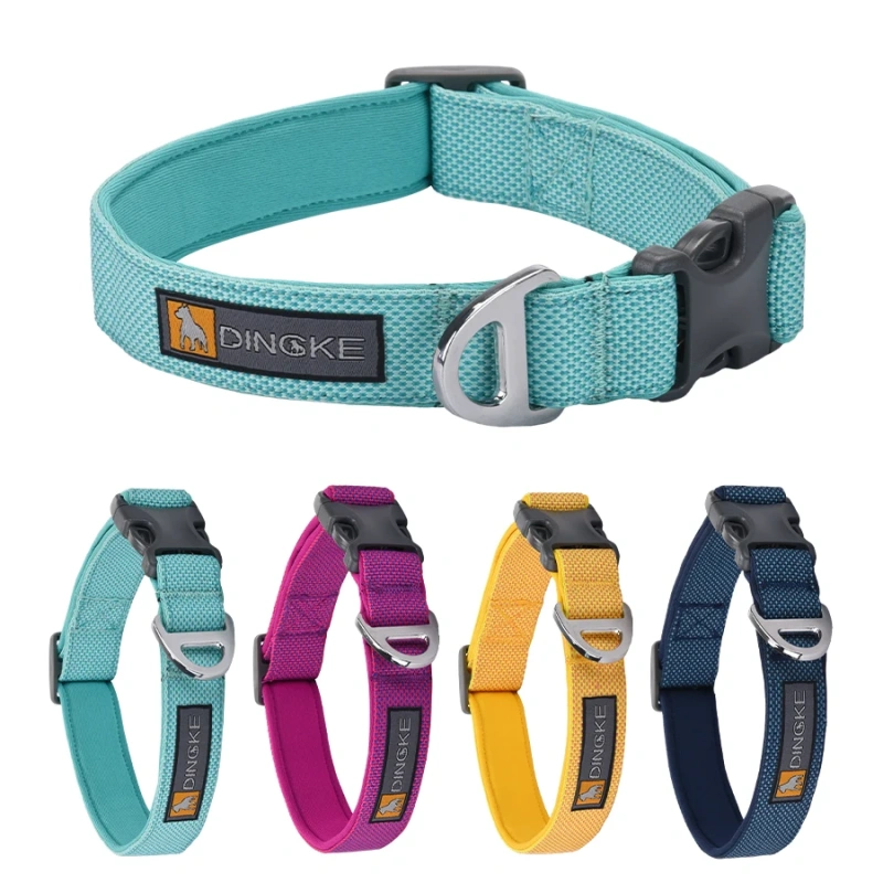 Hot Sale Outdoor Walking Tactical Pet Collar Heavy Duty Large Collars with Soft Lining