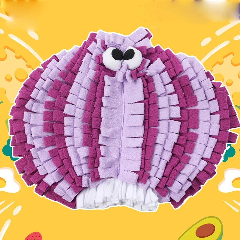 Sniffing Mat Snuffle Toy Relieve Emotions Nose Work Slow Feeder Anti Slip Dog Smell  Training Olfactory Carpet Interactive Games