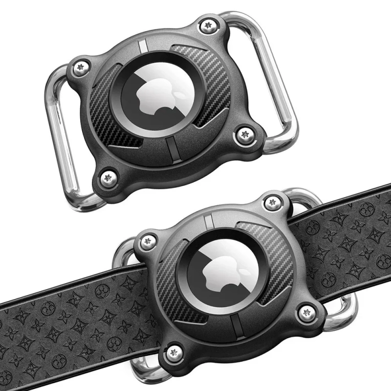 Airtag Holder for Dog Collar Waterproof Case for Apple Airtag Protective Cover for Dog Cat Locator Tracker Airtag Case