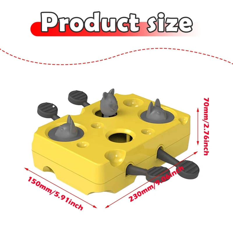 Cat Puzzle Feeder Toy - Durable Plastic Slow Feeder & Foraging Game with Mental Stimulation Enrichment Activity for Indoor Cats