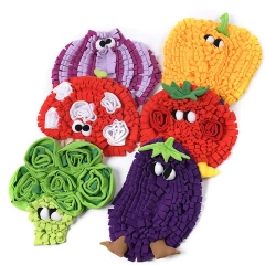 Sniffing Mat Snuffle Toy Relieve Emotions Nose Work Slow Feeder Anti Slip Dog Smell  Training Olfactory Carpet Interactive Games