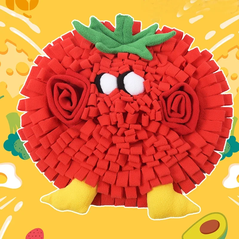 Sniffing Mat Snuffle Toy Relieve Emotions Nose Work Slow Feeder Anti Slip Dog Smell  Training Olfactory Carpet Interactive Games