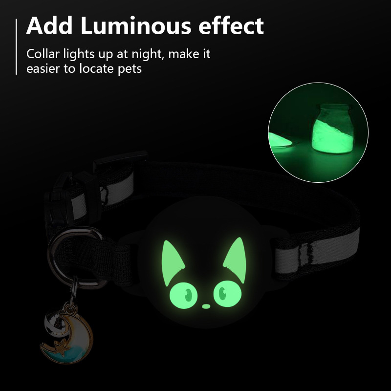Waterproof  Air Tag Nylon Pet Collar
