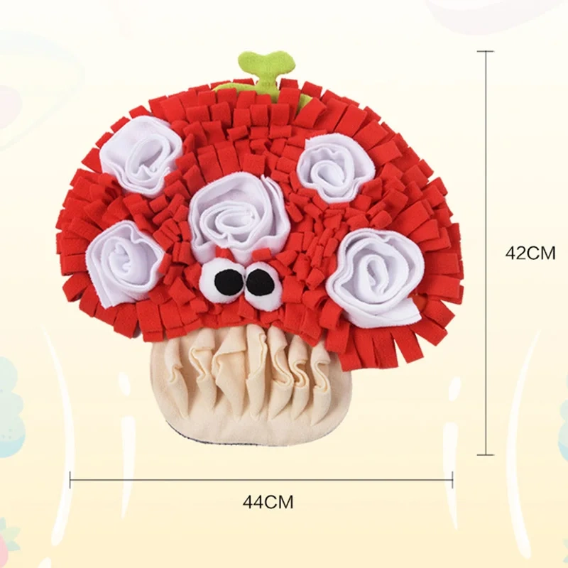 Sniffing Mat Snuffle Toy Relieve Emotions Nose Work Slow Feeder Anti Slip Dog Smell  Training Olfactory Carpet Interactive Games