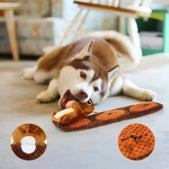 Cross-border pet products squirrel bb call sound pet plush toy dog toy can't bite, relieve boredom and hide food