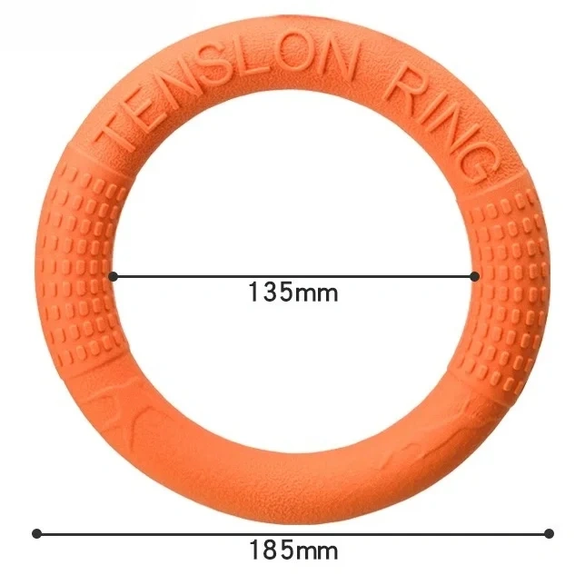 Dog Ring Toys Outdoor Interactive Throwing Dog Toys Flying Floating Training Loop Puller Dog Toys for Large Dog Accessories