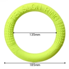Dog Ring Toys Outdoor Interactive Throwing Dog Toys Flying Floating Training Loop Puller Dog Toys for Large Dog Accessories