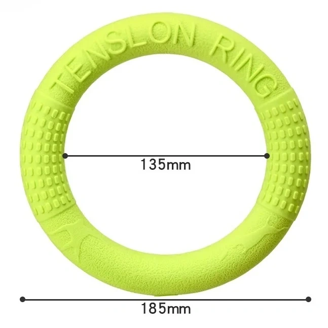 Dog Ring Toys Outdoor Interactive Throwing Dog Toys Flying Floating Training Loop Puller Dog Toys for Large Dog Accessories